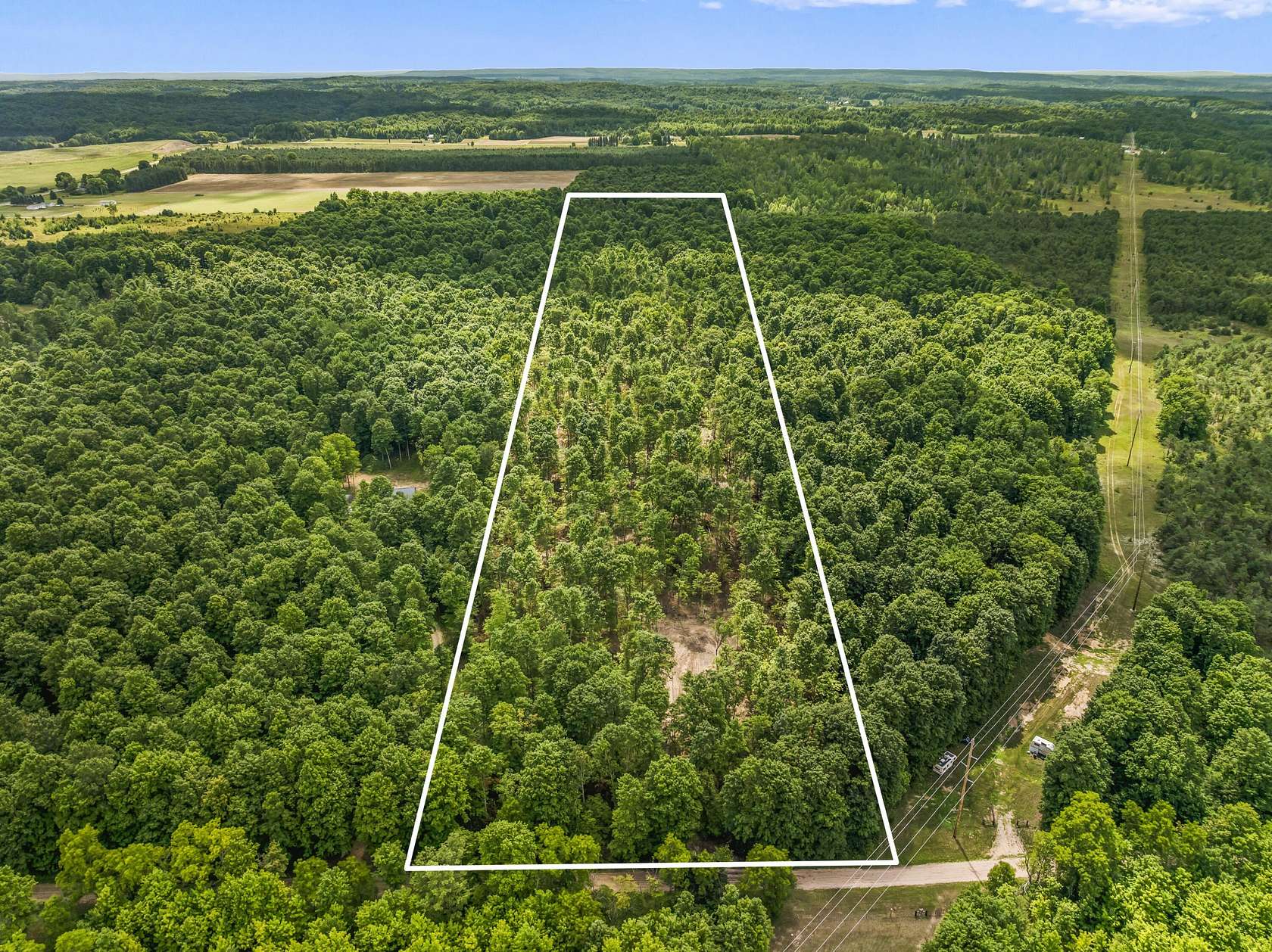 20 Acres of Recreational & Residential Land for Sale in Copemish, Michigan