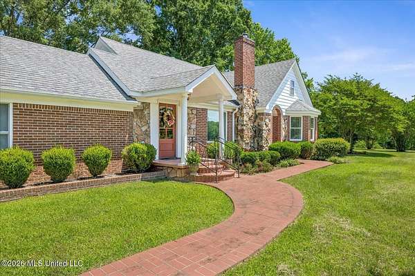 5.5 Acres of Land with Home for Sale in Lamar, Mississippi