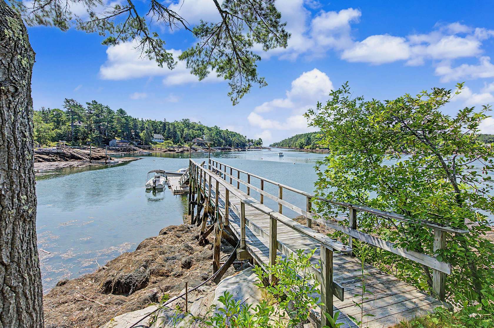 1.6 Acres of Land with Home for Sale in Boothbay Harbor, Maine
