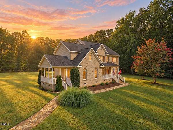10.5 Acres of Recreational Land with Home for Sale in Hurdle Mills, North Carolina