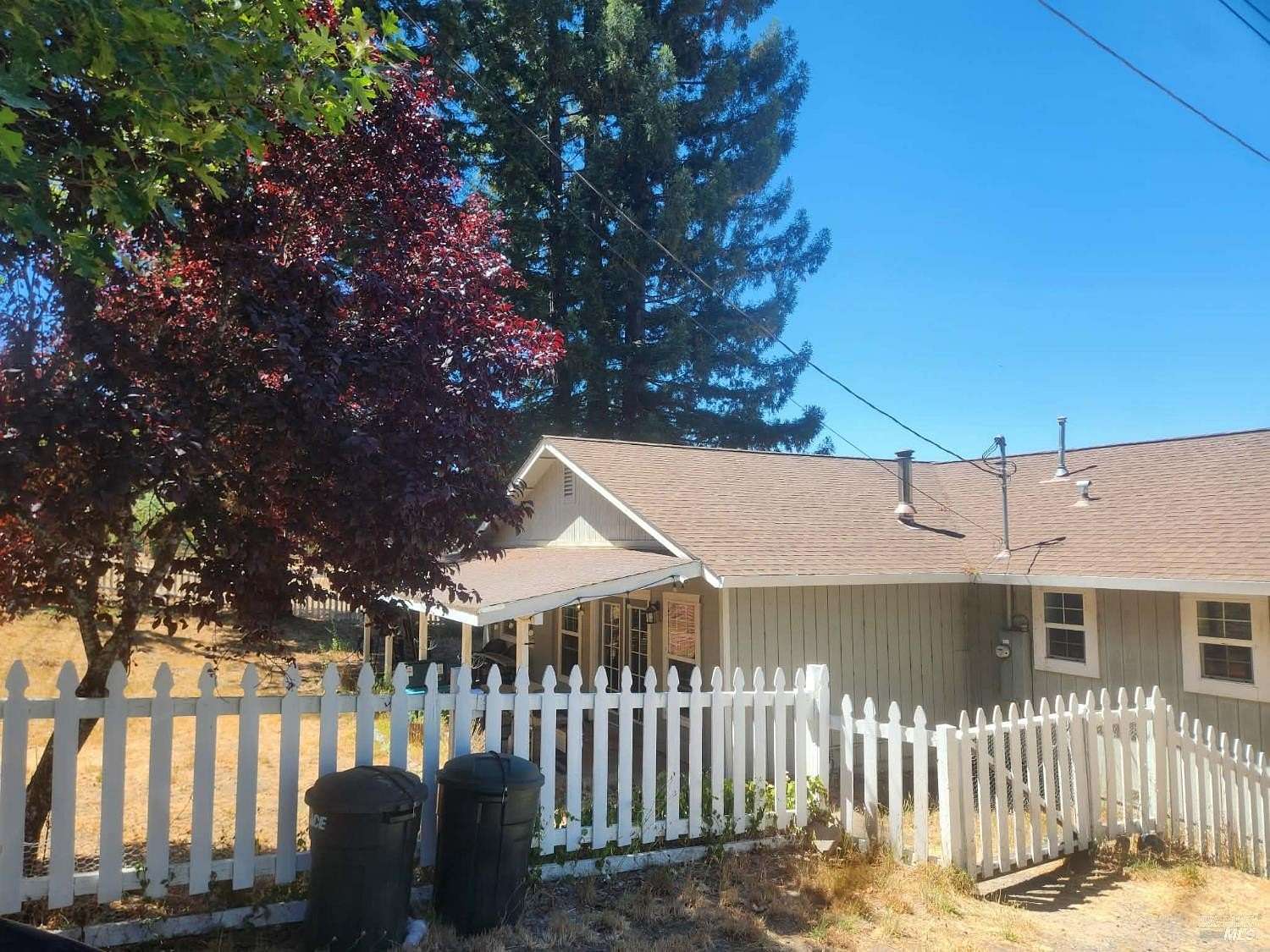 1 Acre of Land with Home for Sale in Willits, California