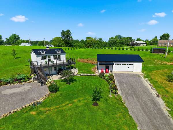 5.27 Acres of Land with Home for Sale in Salvisa, Kentucky