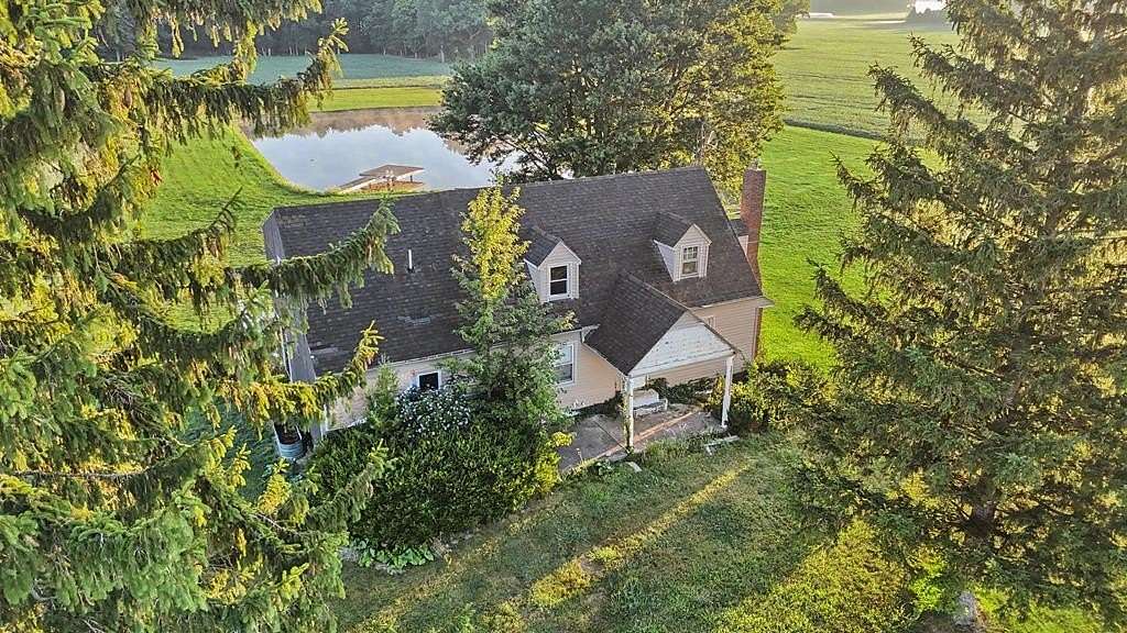5.37 Acres of Land with Home for Sale in New Washington, Ohio