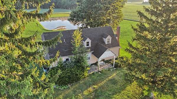 5.37 Acres of Land with Home for Sale in New Washington, Ohio