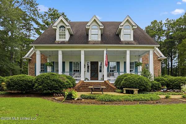 37.2 Acres of Recreational Land with Home for Sale in Lena, Mississippi