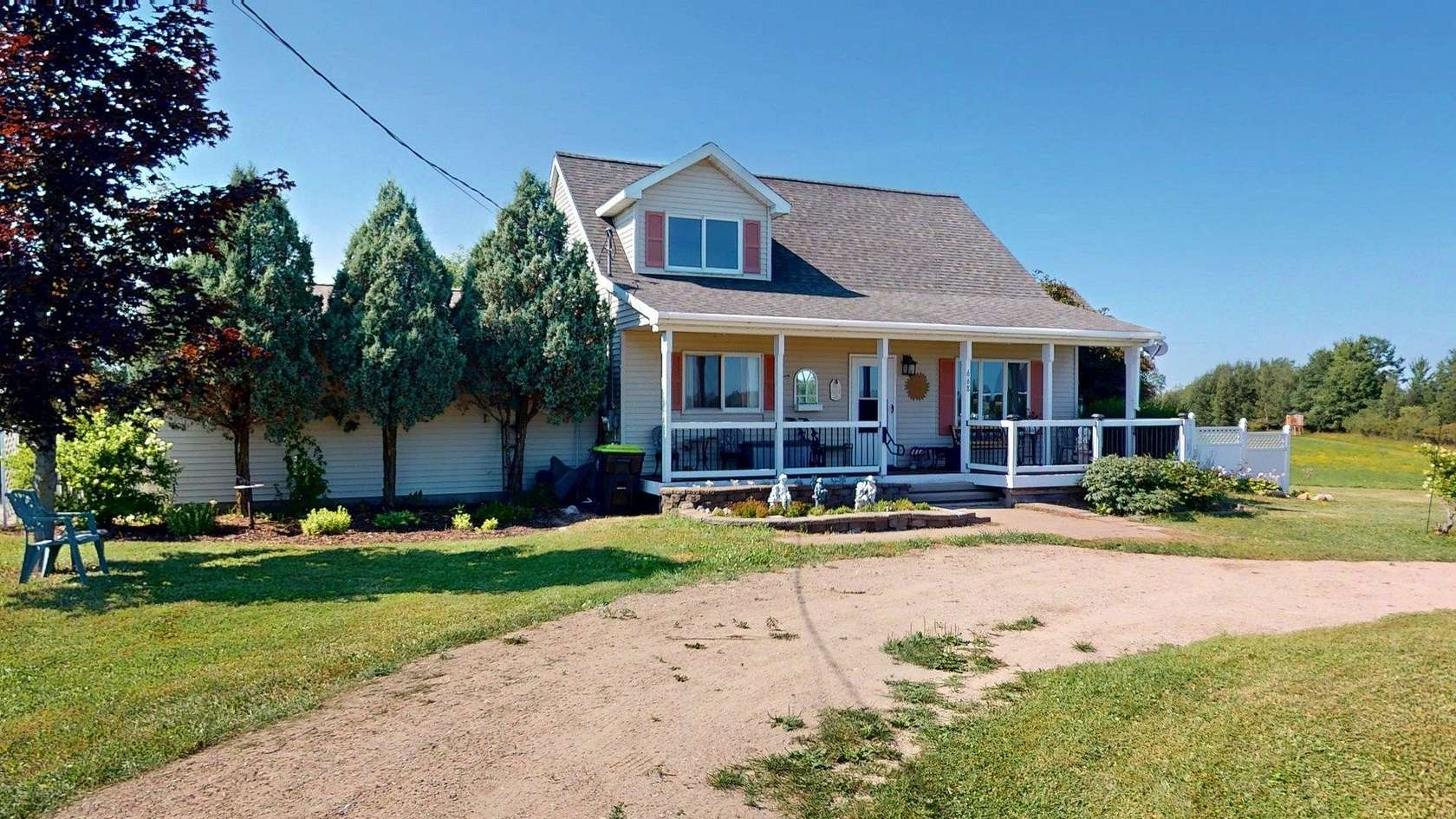 20 Acres of Recreational Land with Home for Sale in Merritt, Michigan