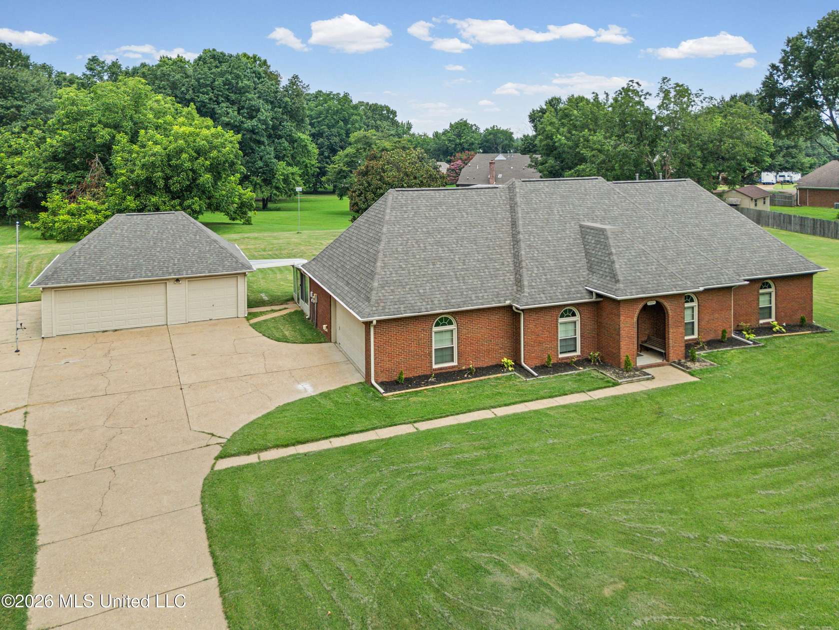1.5 Acres of Land with Home for Sale in Olive Branch, Mississippi
