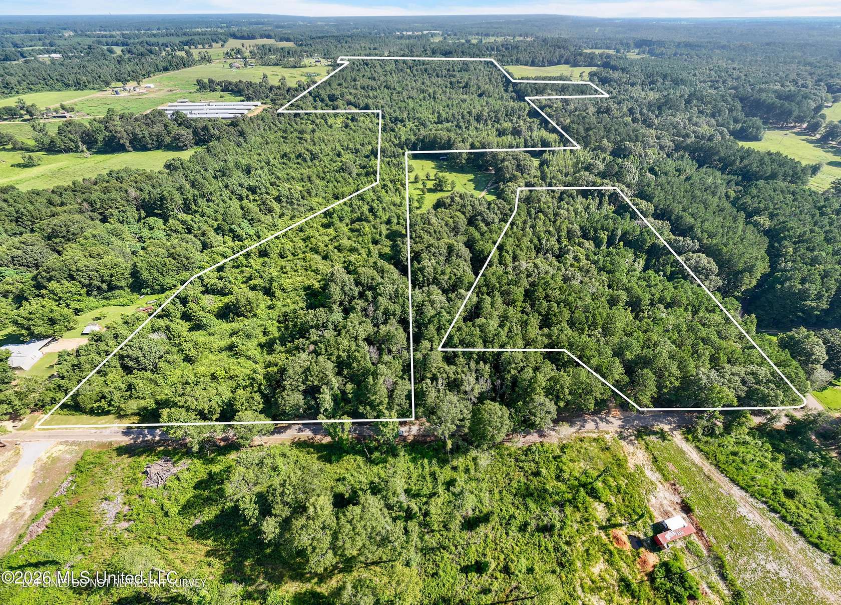 86 Acres of Recreational & Residential Land for Sale in Tylertown, Mississippi