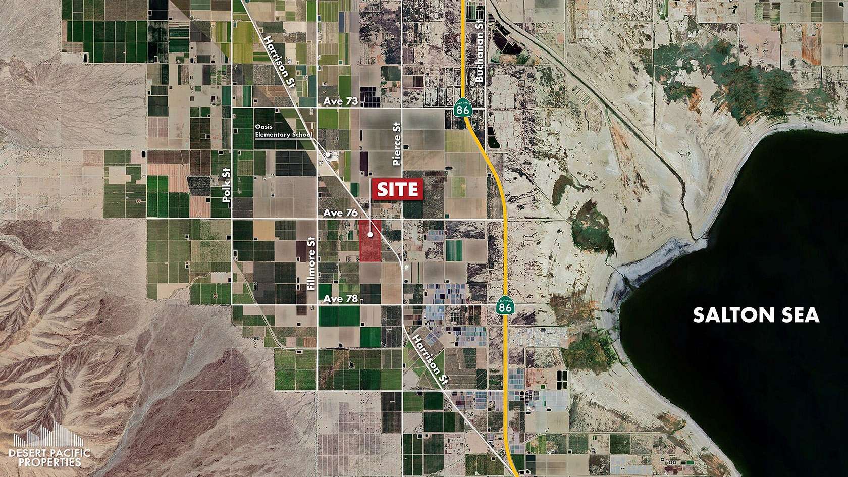 76.9 Acres of Land for Sale in Thermal, California