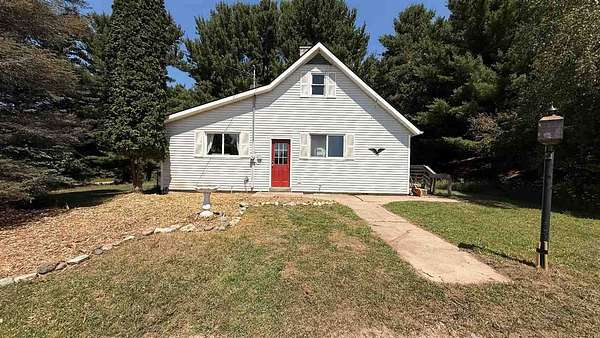 19 Acres of Recreational Land with Home for Sale in Central Lake, Michigan