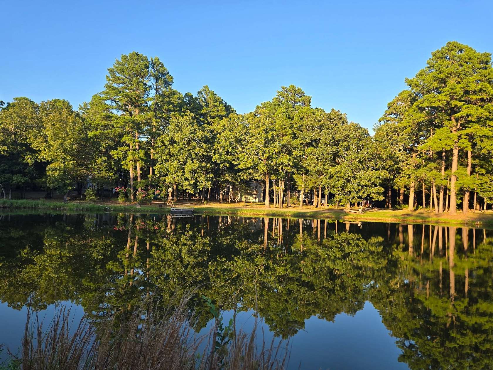 115 Acres of Recreational Land with Home for Sale in Hodgen, Oklahoma