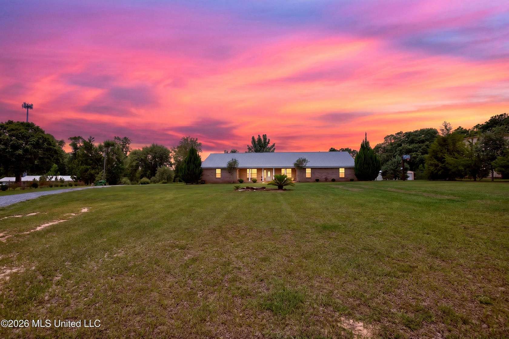 4.43 Acres of Land with Home for Sale in Lucedale, Mississippi