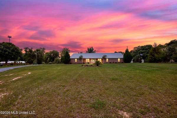 4.43 Acres of Land with Home for Sale in Lucedale, Mississippi