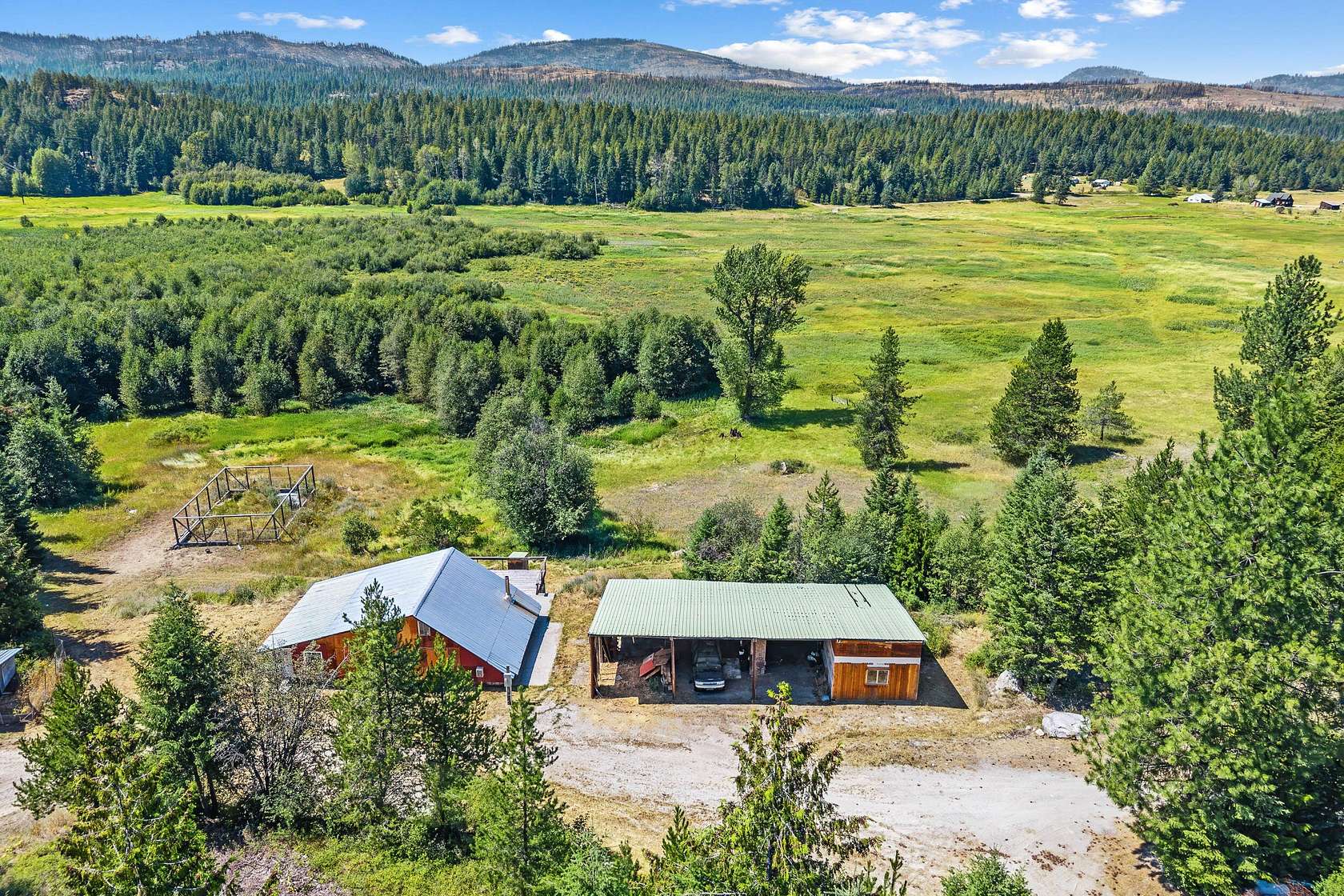 20 Acres of Recreational Land with Home for Sale in Colville, Washington