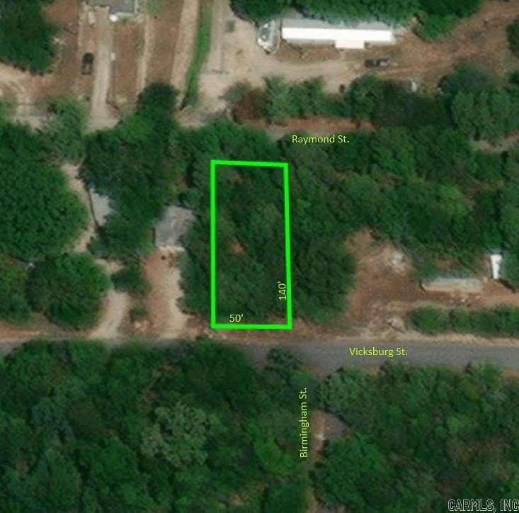 0.16 Acres of Land for Sale in Hot Springs, Arkansas