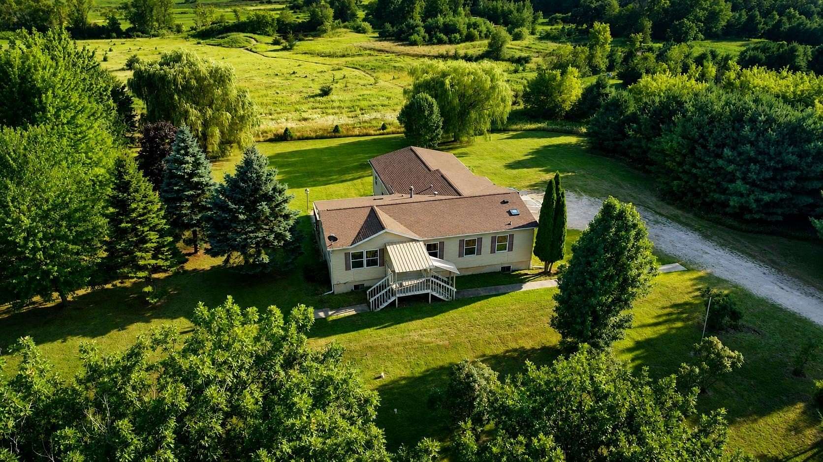 10 Acres of Recreational Land with Home for Sale in Endeavor, Wisconsin