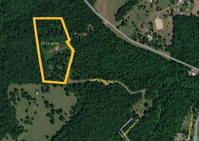 13.5 Acres of Recreational & Residential Land for Sale in Magnet Cove, Arkansas