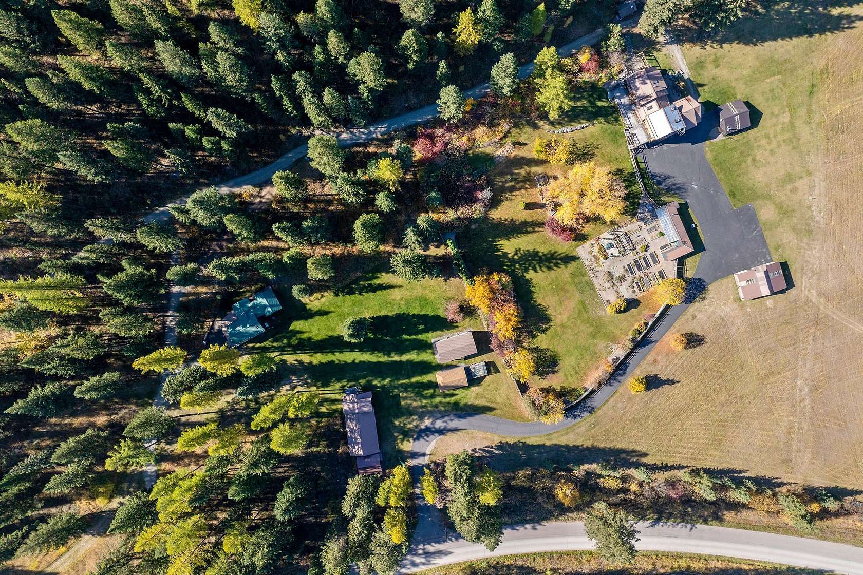 340 Acres of Land with Home for Sale in Kila, Montana
