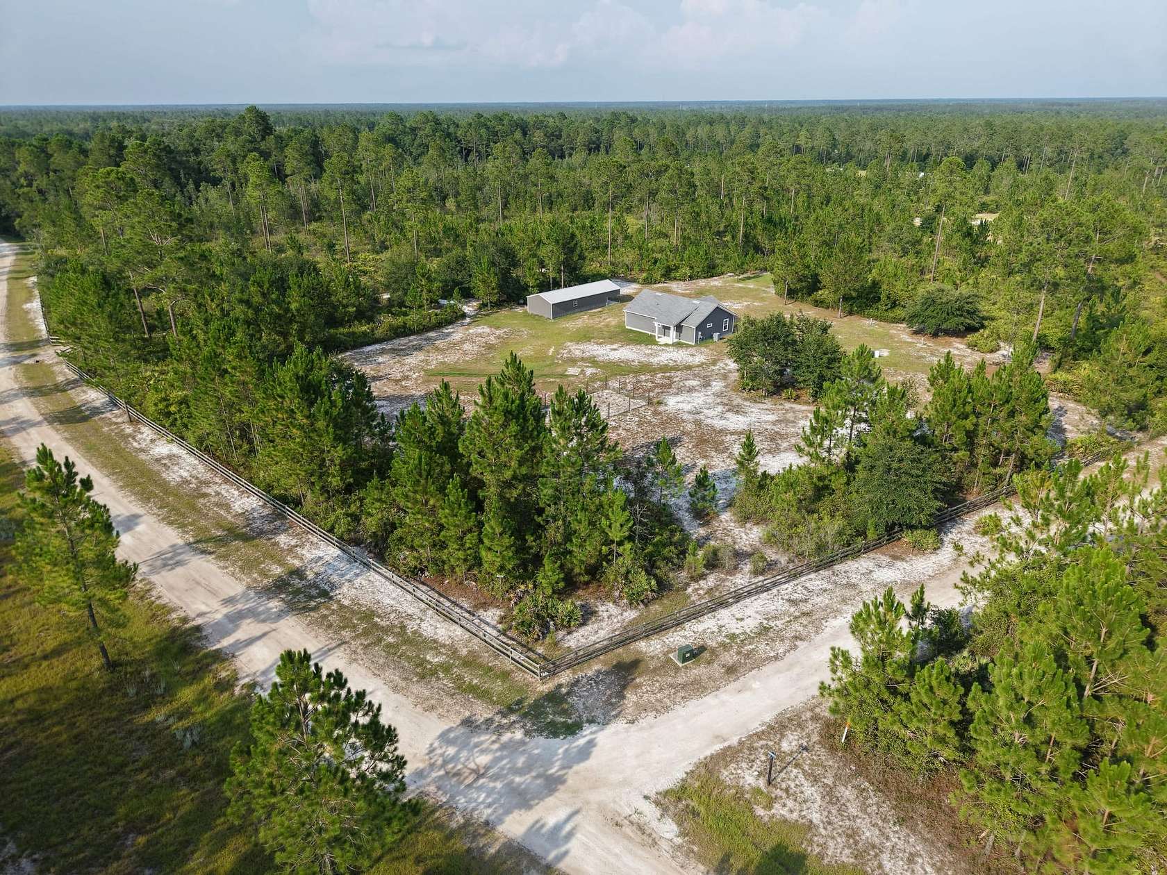 25 Acres of Recreational Land with Home for Sale in Folkston, Georgia