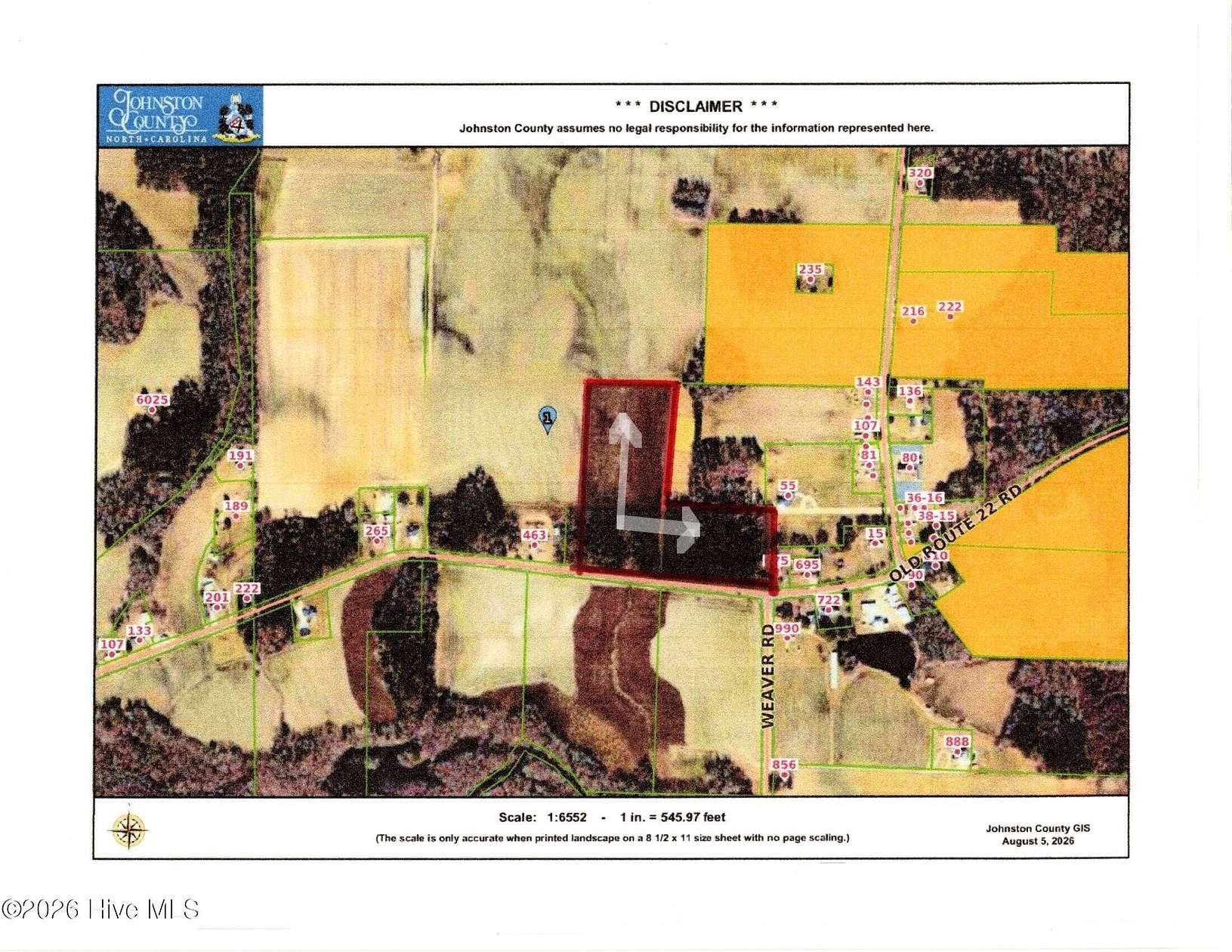15 Acres of Land for Sale in Kenly, North Carolina