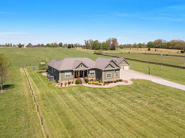 10 Acres of Land with Home for Sale in Cedar Hill, Tennessee