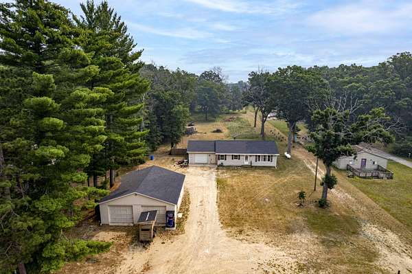 3.5 Acres of Land with Home for Sale in Bitely, Michigan