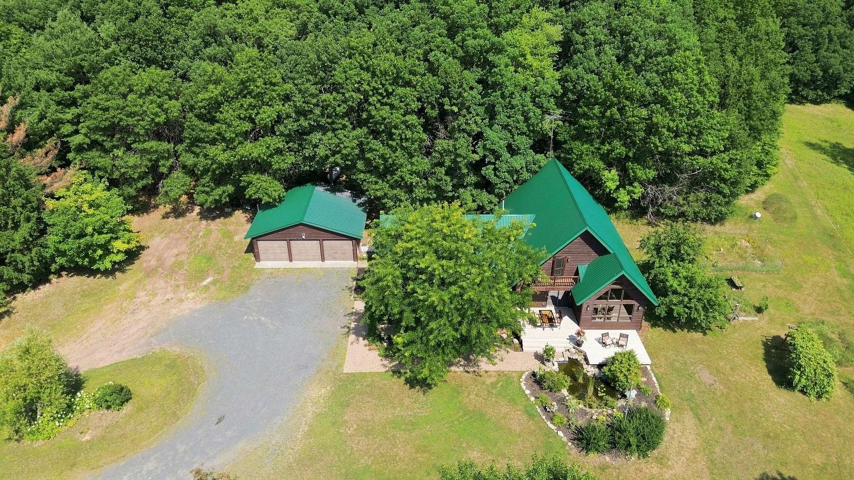 12.9 Acres of Land with Home for Sale in St. Croix Falls, Wisconsin