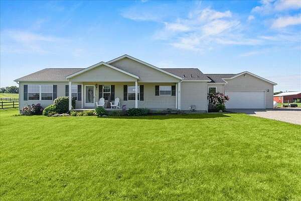 1.55 Acres of Land with Home for Sale in West Liberty, Ohio