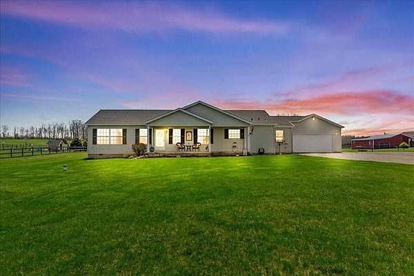 1.55 Acres of Land with Home for Sale in West Liberty, Ohio