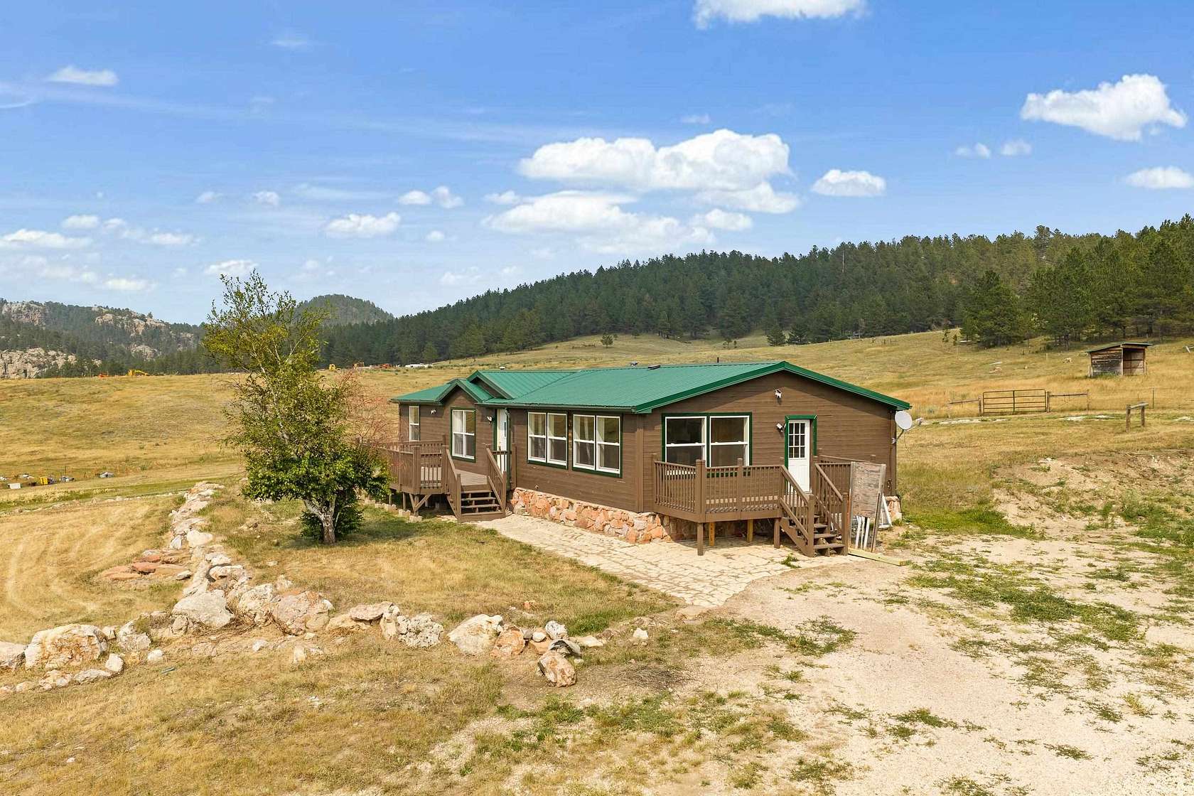 5 Acres of Land with Home for Sale in Custer, South Dakota