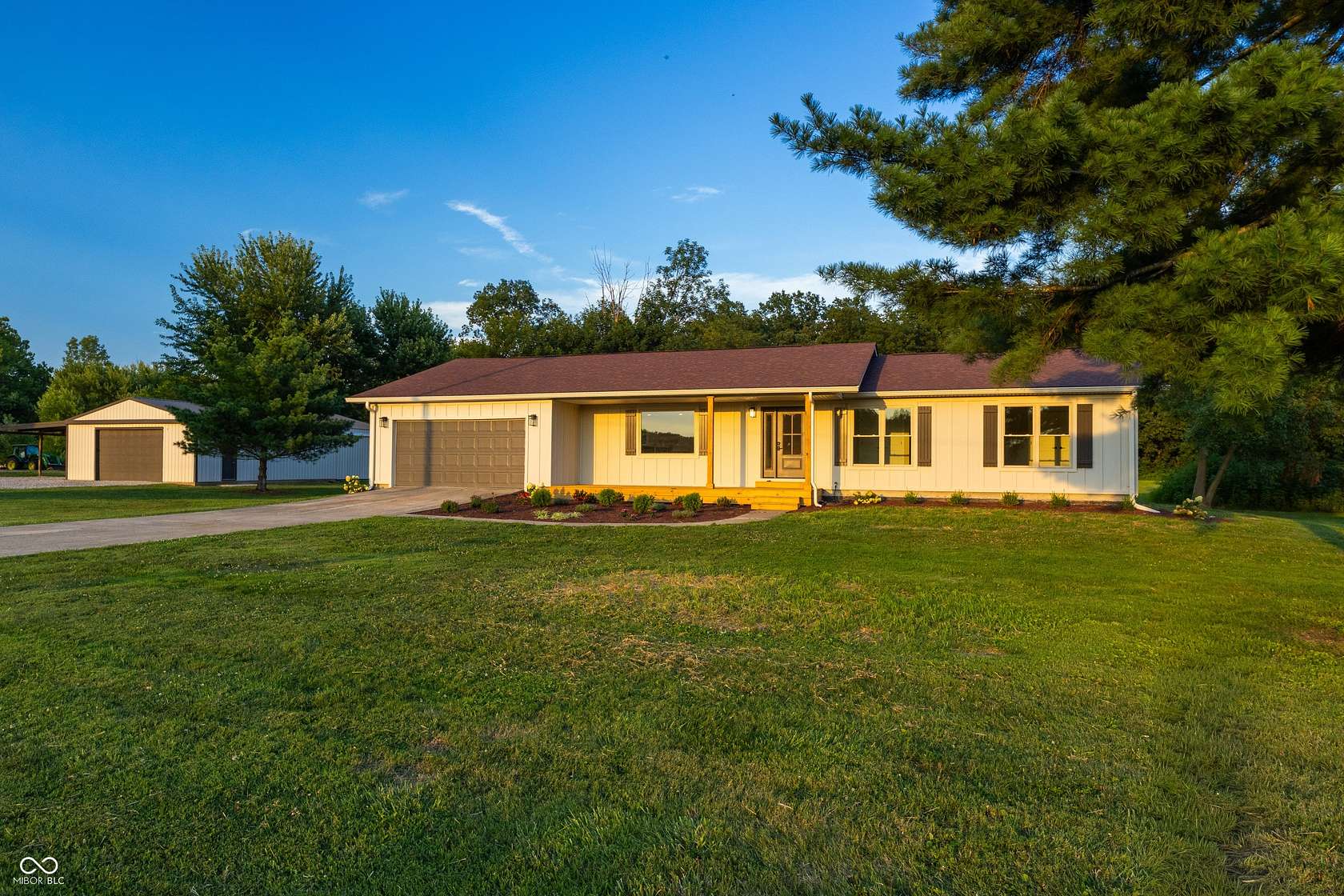 3 Acres of Land with Home for Sale in Columbus, Indiana