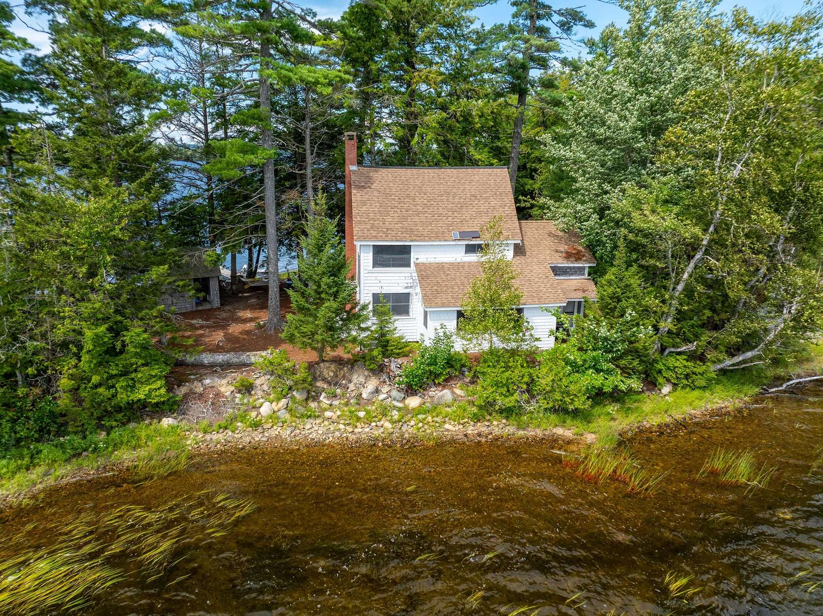 1.9 Acres of Land with Home for Sale in Big Lake Township, Maine