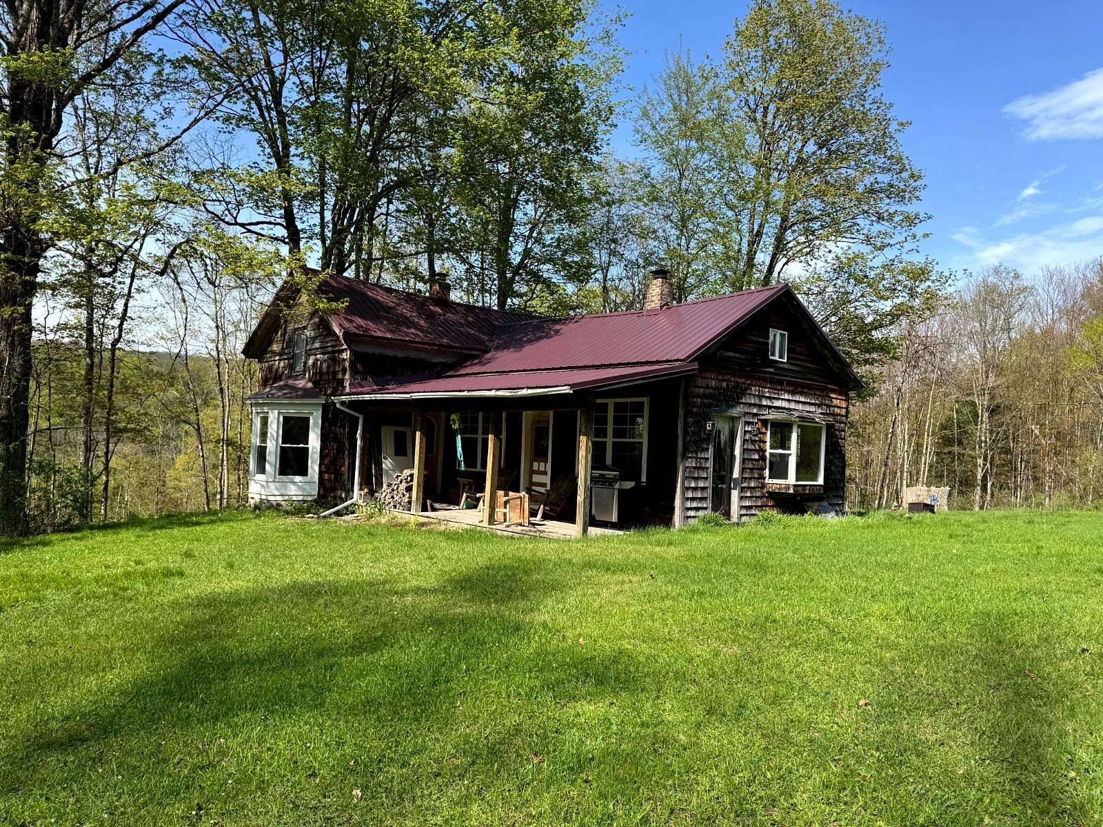 14.5 Acres of Recreational Land with Home for Sale in Western Town, New York