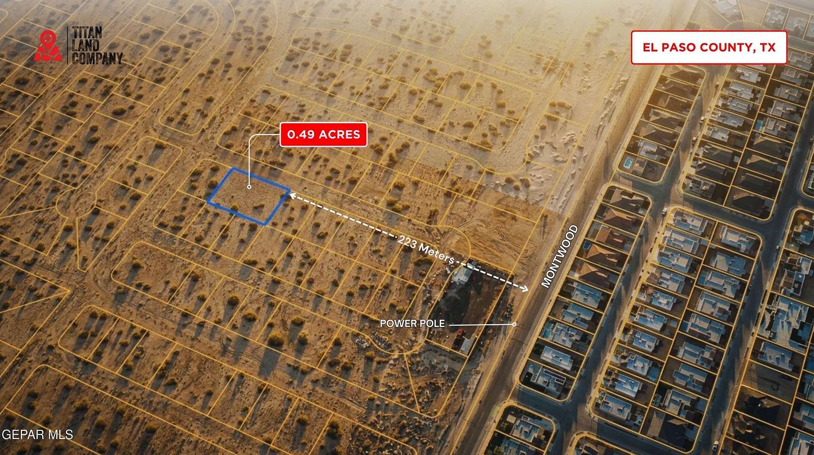 0.49 Acres of Residential Land for Sale in El Paso, Texas