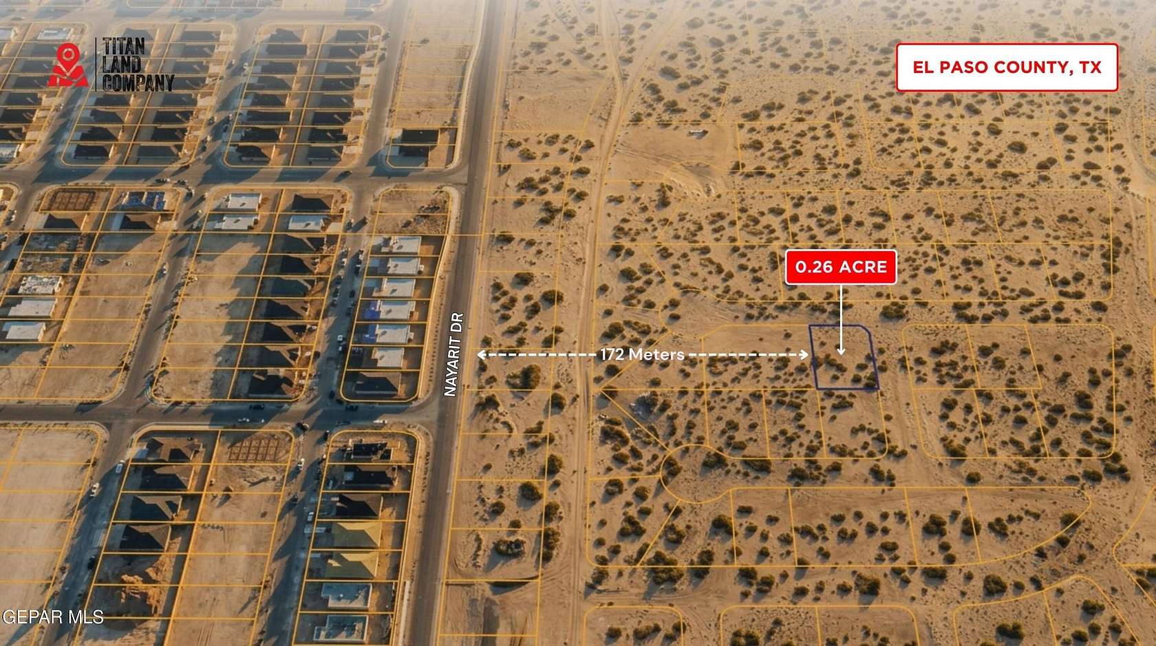 0.26 Acres of Residential Land for Sale in El Paso, Texas