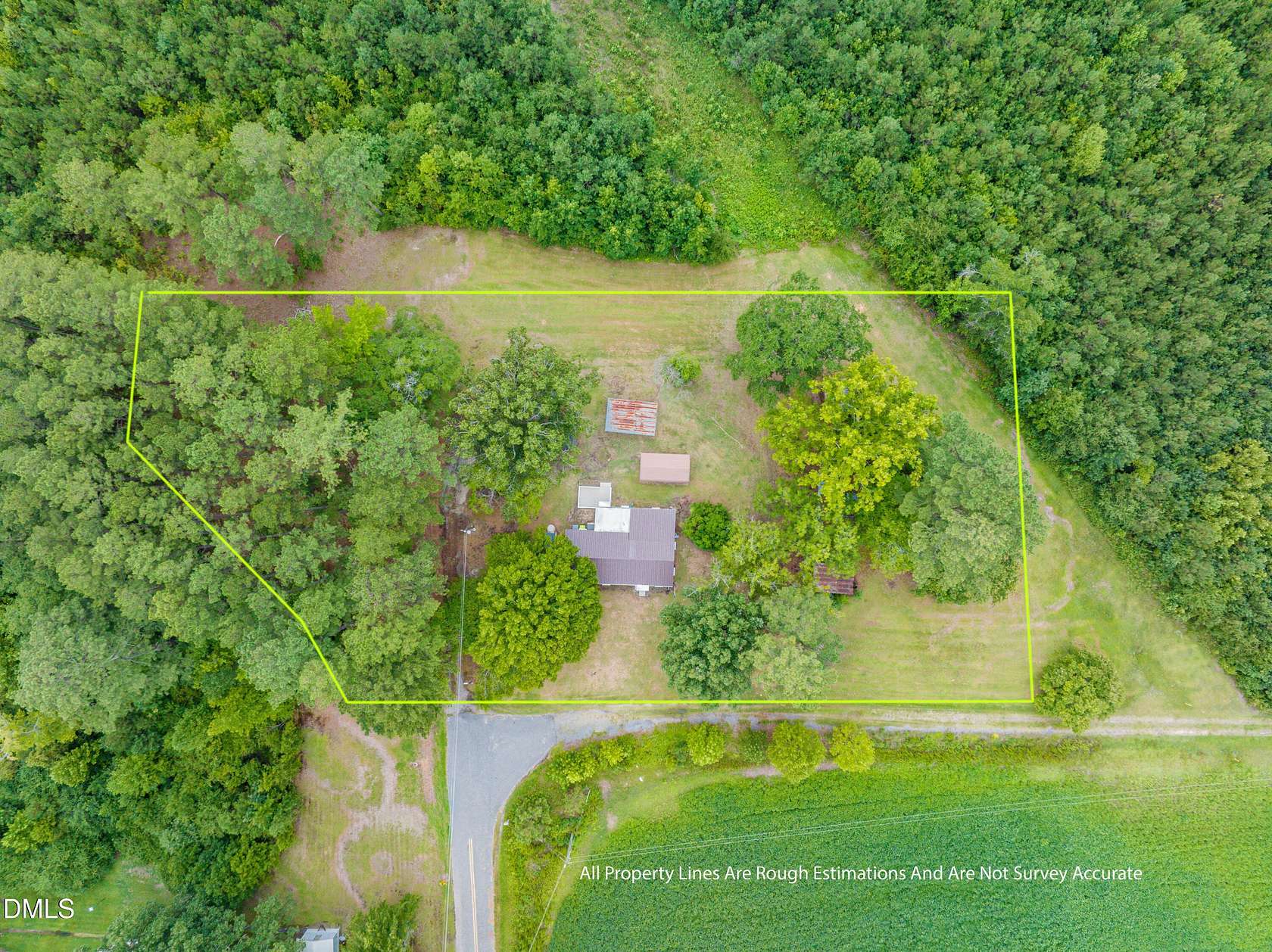 1.5 Acres of Land with Home for Sale in Pleasant Hill, North Carolina