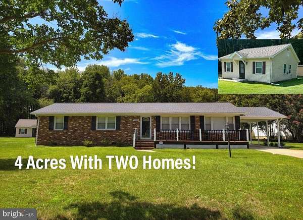 4 Acres of Land with Home for Sale in Shady Side, Maryland