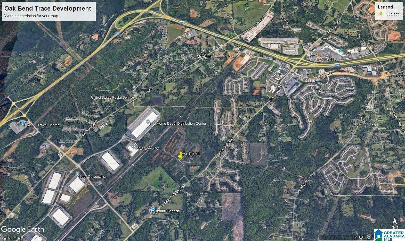 122 Acres of Land for Sale in Bessemer, Alabama