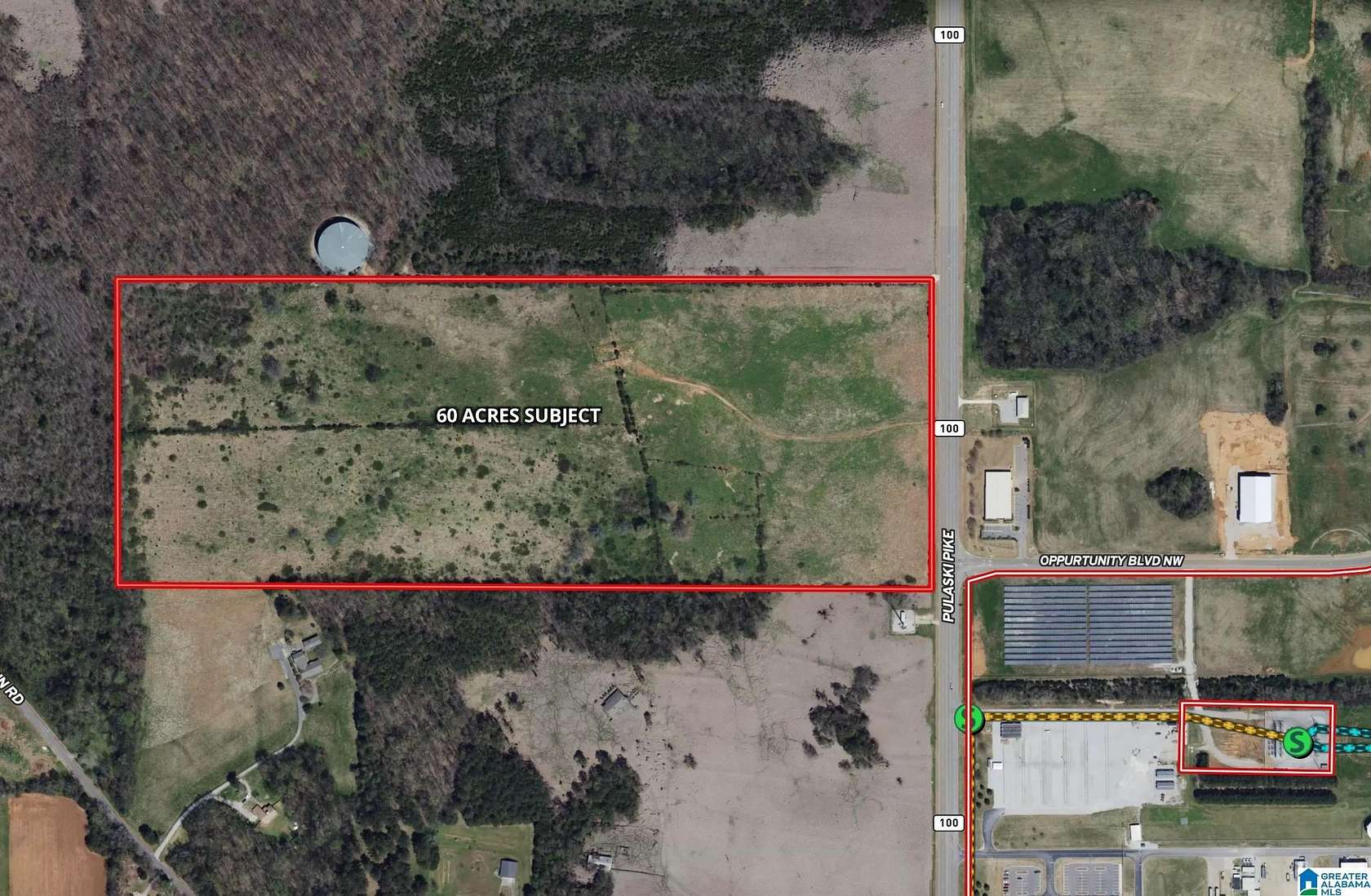 61 Acres of Land for Sale in Huntsville, Alabama