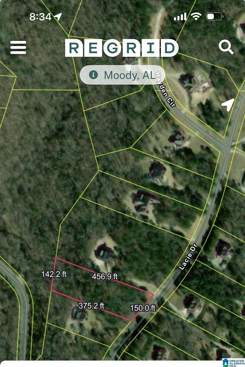 1.3 Acres of Residential Land for Sale in Trussville, Alabama