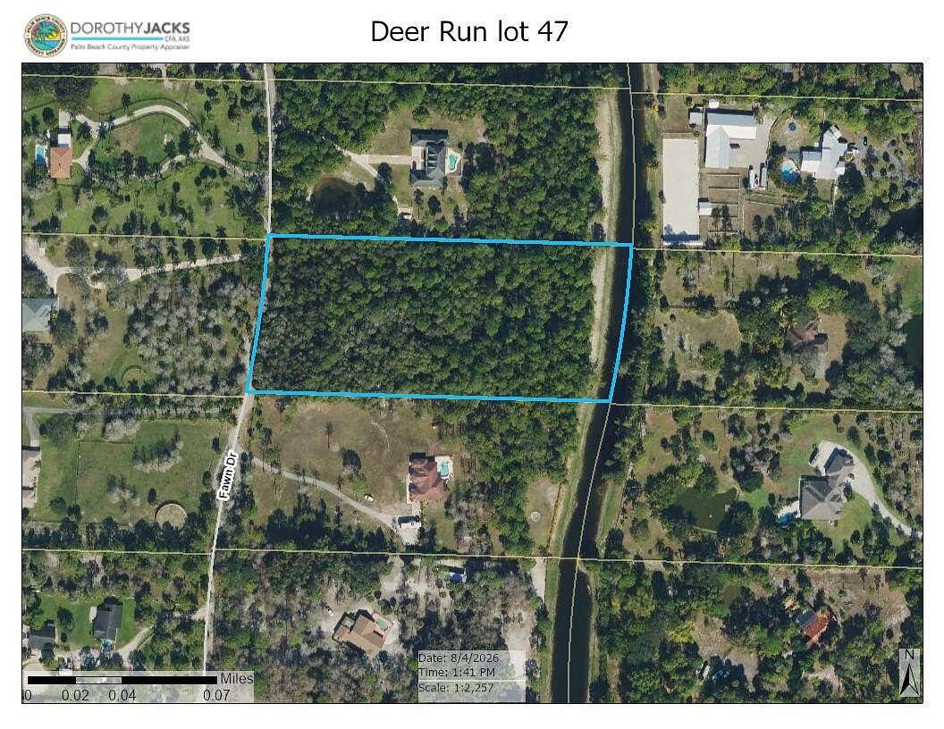 5 Acres of Residential Land for Sale in Loxahatchee Groves, Florida