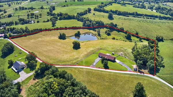 11 Acres of Land with Home for Sale in Harrodsburg, Kentucky