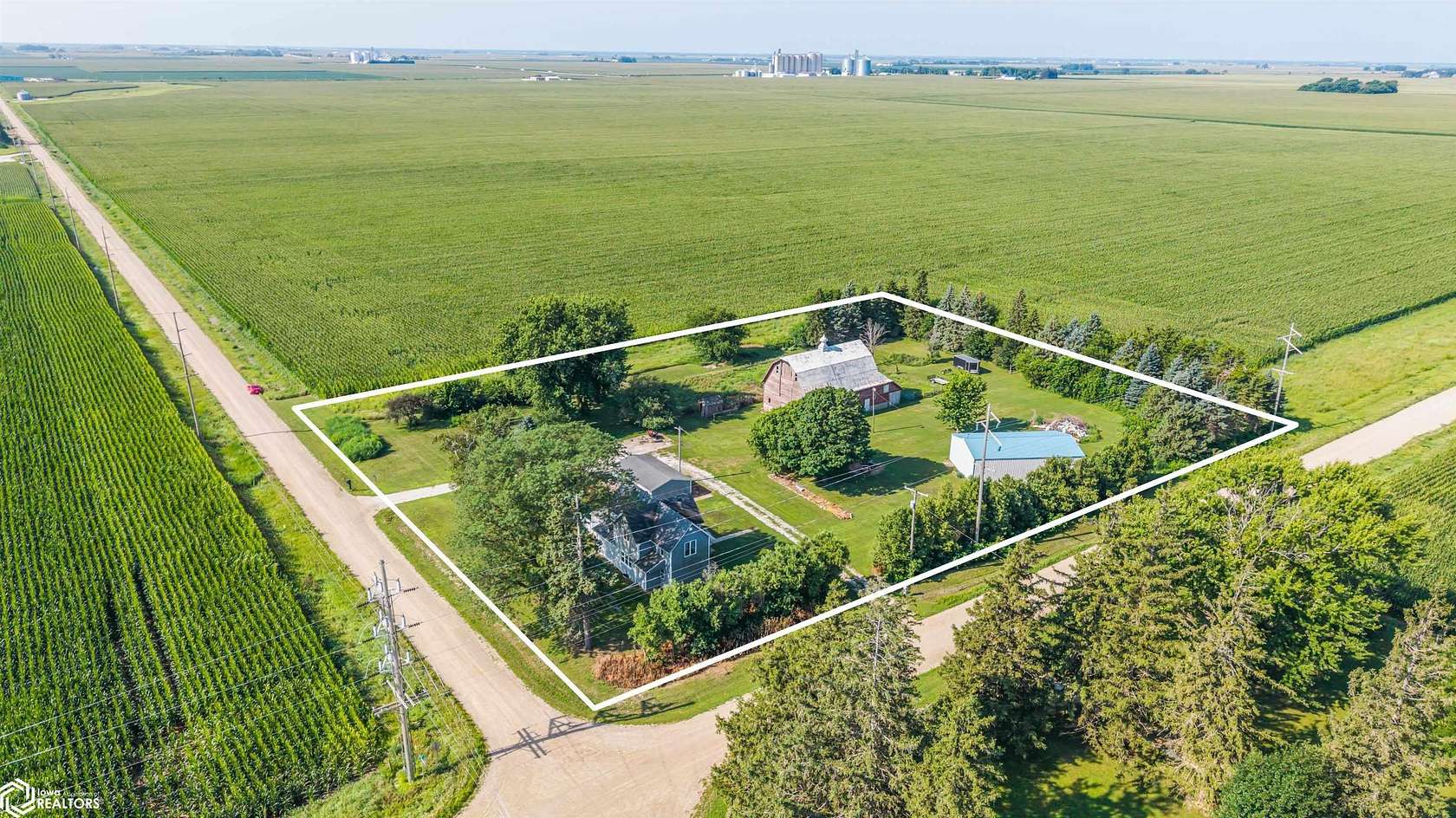3 Acres of Land with Home for Sale in Webster City, Iowa