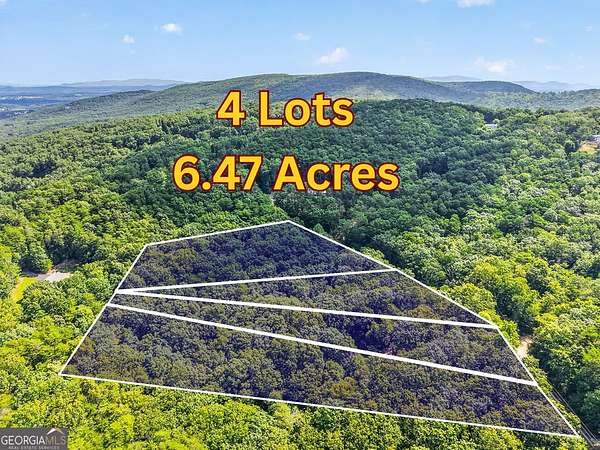 6.47 Acres of Land with Home for Sale in Jasper, Georgia