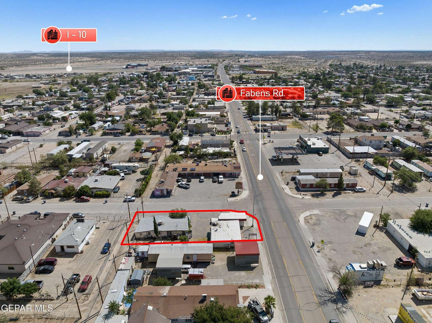 0.08 Acres of Commercial Land for Sale in Fabens, Texas