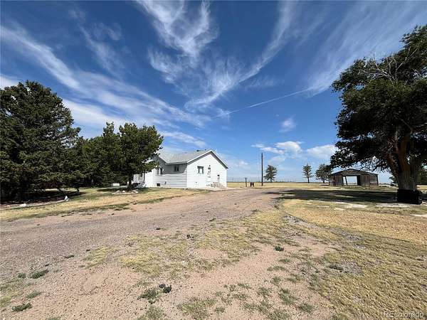 40 Acres of Agricultural Land with Home for Sale in Burlington, Colorado