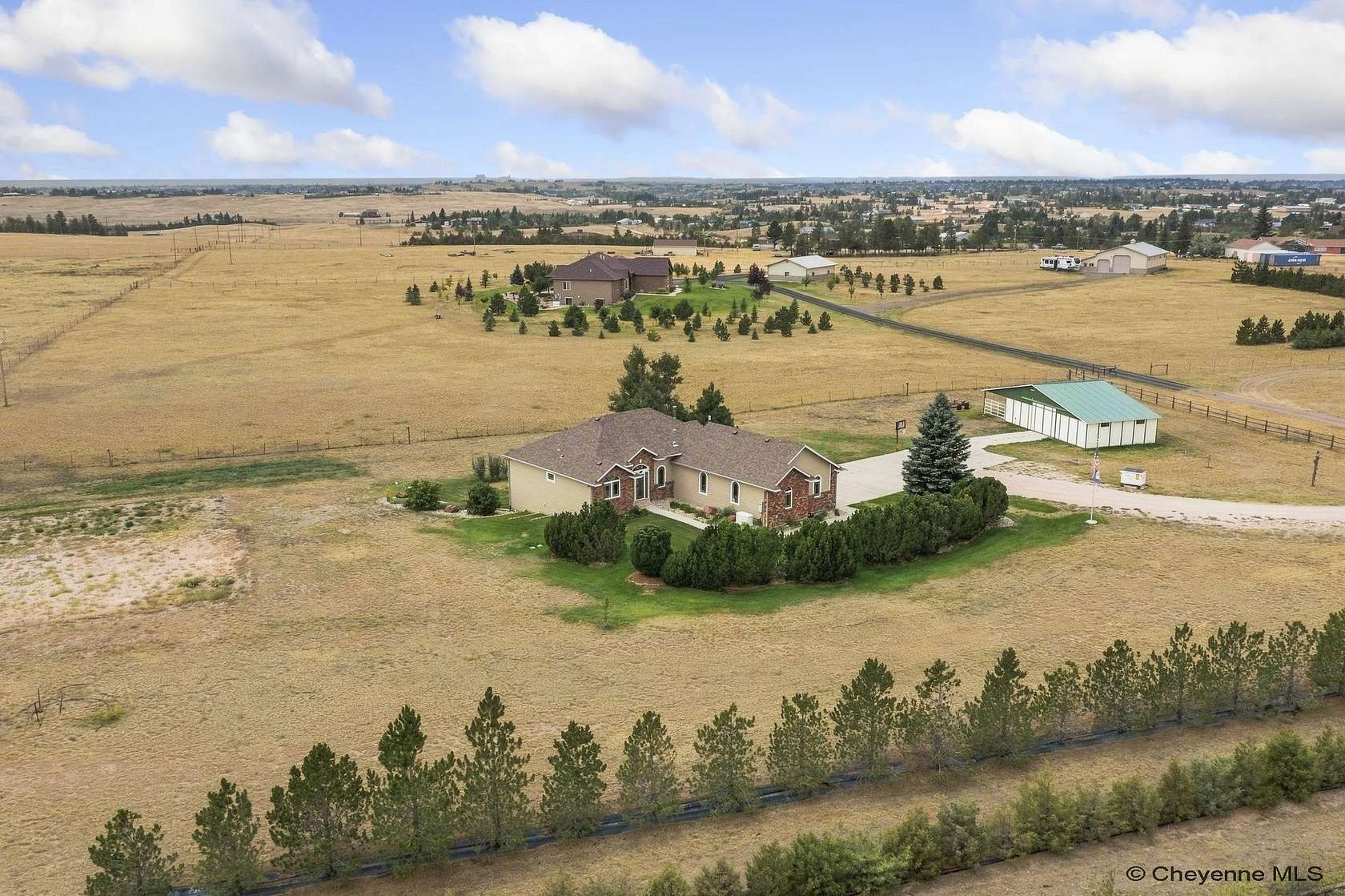 2.76 Acres of Land with Home for Sale in Cheyenne, Wyoming