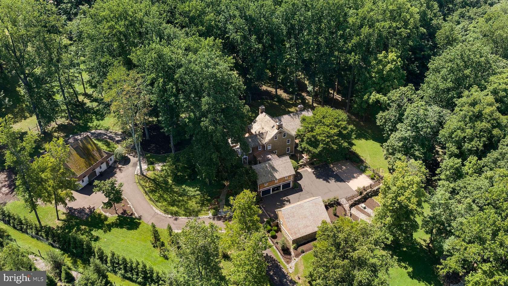 6.75 Acres of Land with Home for Sale in Carversville, Pennsylvania