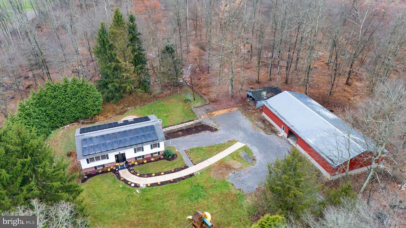20 Acres of Land with Home for Sale in Warriors Mark, Pennsylvania