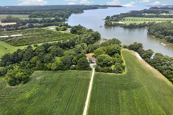 5.8 Acres of Land with Home for Sale in Belle Haven, Virginia
